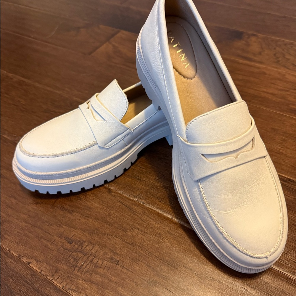 Patina by Portland Leather Zoe Chunky Loafers NEW sz 10